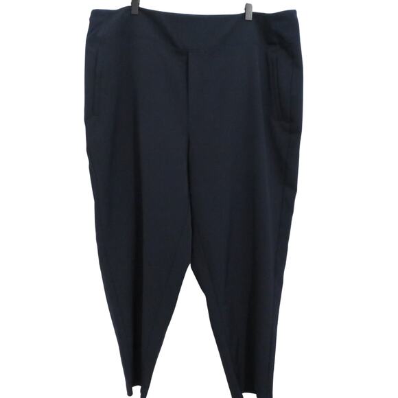 Athleta Womens Sz 20 Navy Blue Endless High Rise Pant Prima Stretch Pant - Picture 1 of 7